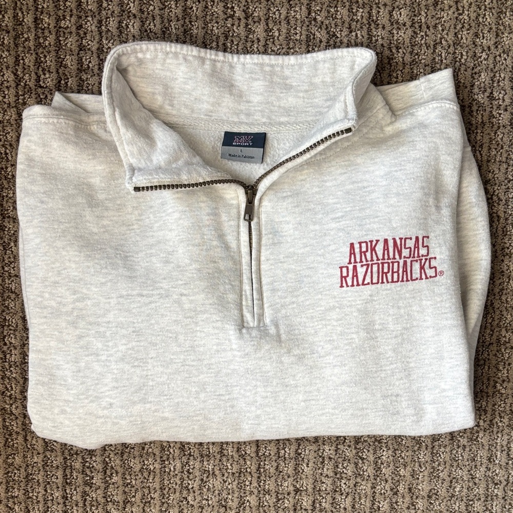 Arkansas Razorbacks 1/4 Zip Sweatshirt
